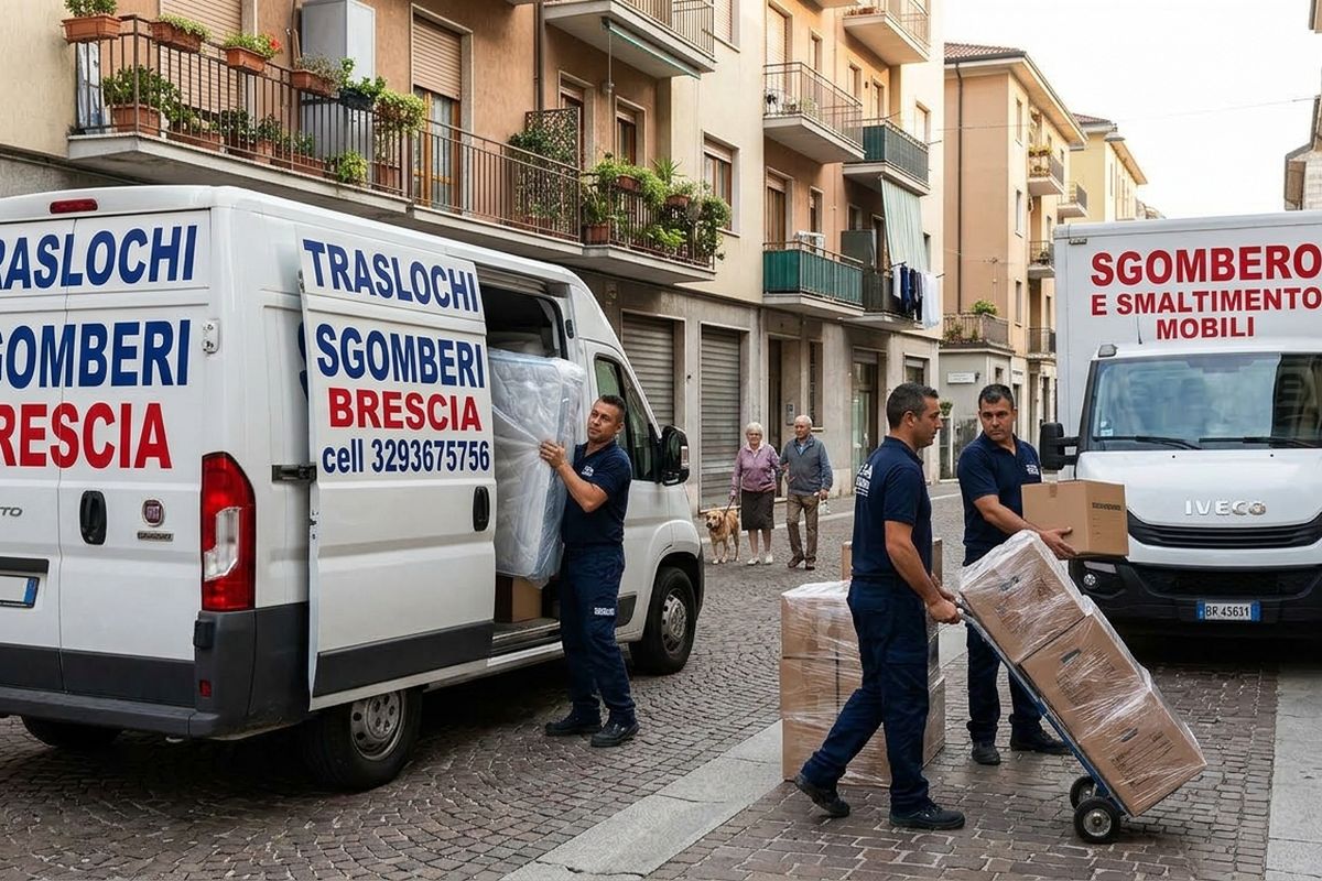 Sgombero uffici a Brescia